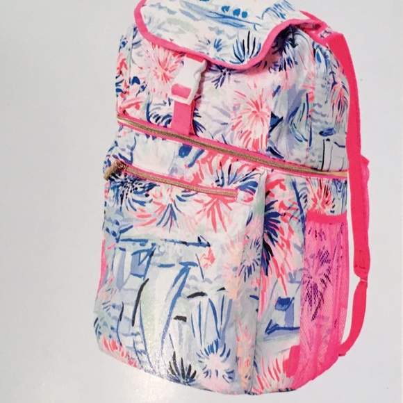 lilly pulitzer backpack cooler